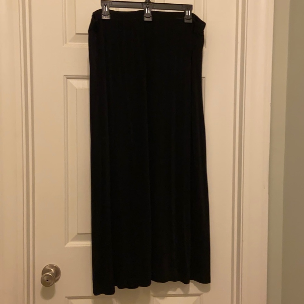 Choices Long Black Skirt 2X